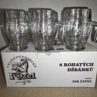 5 Scatole Bicchieri Con Manico Birra Kozel Da 0,5L