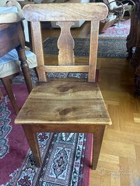 6 Sedie in legno antiche