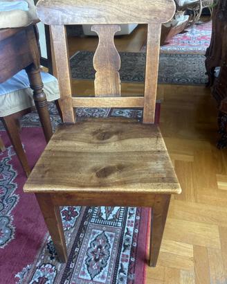 6 Sedie in legno antiche