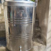 Serbatoio inox per olio