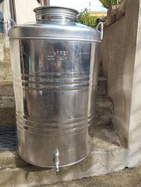 Serbatoio inox per olio