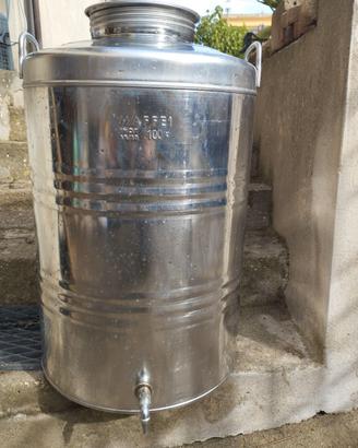 Serbatoio inox per olio