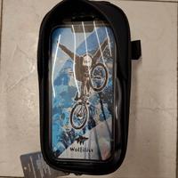 portacellulare per bici con potaoggetti