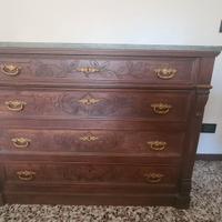 Set mobili antichi legno massello fine '800