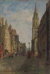 quadro Umberto Montini "Cannon Gate Edinburgh"