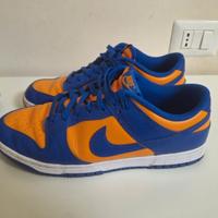 nike dunk low arancio/blu