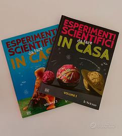 N.2 libri 'Esperiementi scientifici da fare a casa