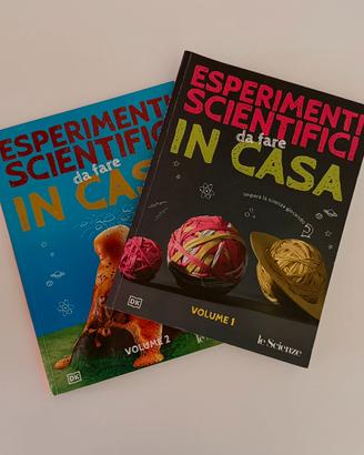 N.2 libri 'Esperiementi scientifici da fare a casa