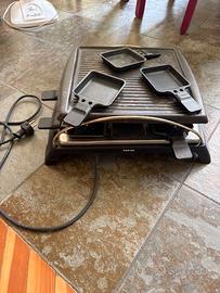 Raclette 6 Persone, Grill Elettrico 6 Padelline