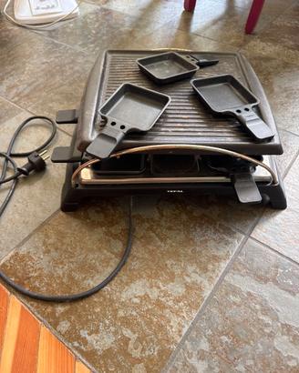 Raclette 6 Persone, Grill Elettrico 6 Padelline