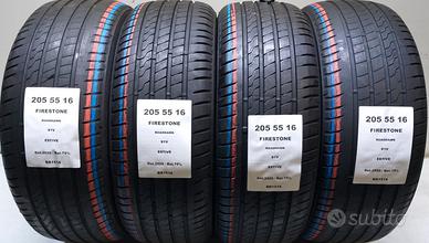 4 GOMME 205 55 16 FIRESTONE BR1516