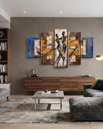 quadro etnico dipinto a mano 120x70