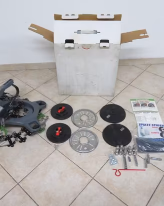 SPIKE SPIDER SPORT M con adattatori bullloni 17 mm