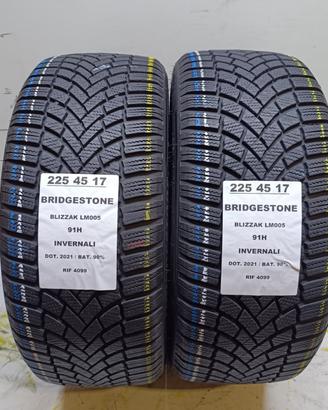 2 GOMME 225 45 17 BRIDGESTONE INV RIF4099