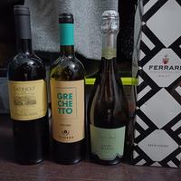 4 bottiglie vini bianchi e spumanti