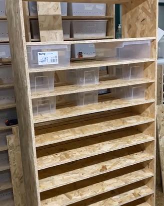 Rack system per rettili