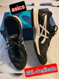 ASICS Gel Dedicate 7 – Taglia 46 – Nero/Bianco