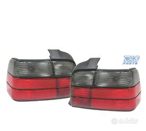 FANALI BMW E36 91-99 LOOK M3 ROSSO AFFUMICATO