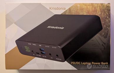 Krisdonia Power Bank per Laptop 32000mAh Caricabat