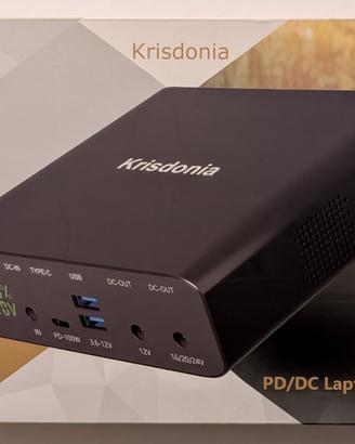 Krisdonia Power Bank per Laptop 32000mAh Caricabat