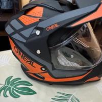Casco motointegrale ONEIL SIERRA V.23 Nero-Arancio