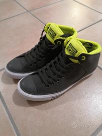 scarpe converse all stars verde giallo fluo 40