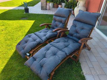 Poltrone sdraio per giardino