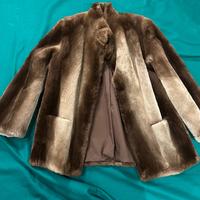 Giaccone pelliccia castoro lontrato