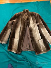 Giaccone pelliccia castoro lontrato