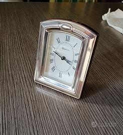 Orologio Sveglia al quarzo da tavolo Argento 925%