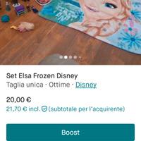 Set Elsa Frozen della Disney