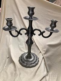 Candelabro in peltro