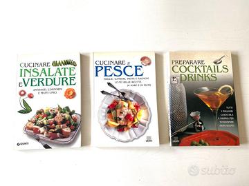 Set libri - pesce, insalate, cocktails