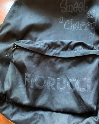 Zaino Fiorucci originale nero interno rosso