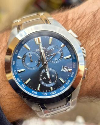 Festina orologio cronografo blu