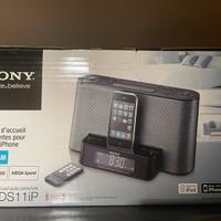 Sony casse docking station con radiosveglia