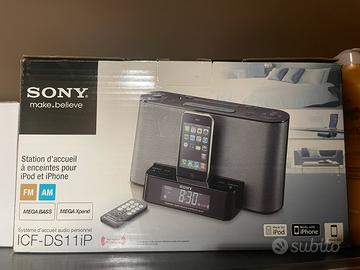Sony casse docking station con radiosveglia