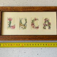 Quadretto cornice in legno - Luca