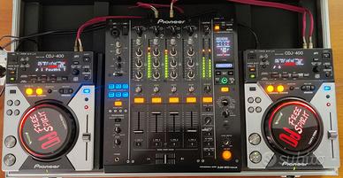 Pioneer DJM‑900 Nexus + 2× CDJ‑400 + Fly Case