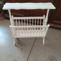Portariviste shabby bianco