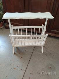 Portariviste shabby bianco