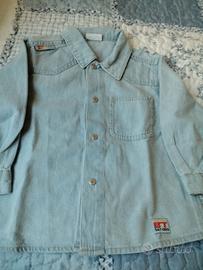 Camicia jeans bimbo