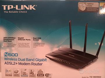 Modem Ruter, TP LINK. model. TD W 8980.