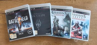 PS3 4 videogiochi