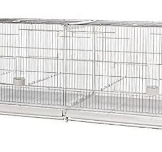 voliera zincata doppia da riproduzione 