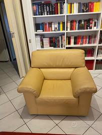 Poltrona in pelle Dondi Salotti