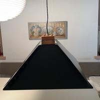 lampada a sospensione in metallo laccato Arclinea