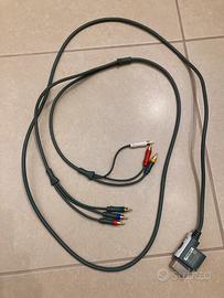 Cavo originale audio/video RCA Microsoft Xbox 360