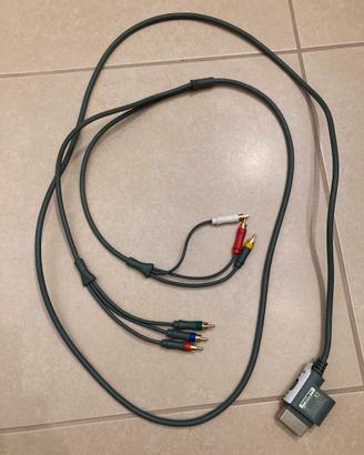 Cavo originale audio/video RCA Microsoft Xbox 360