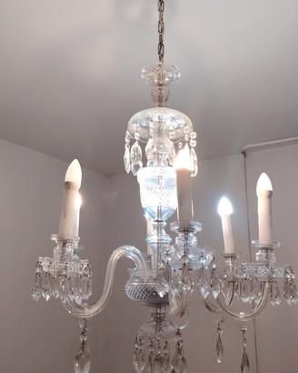 lampadario originale in cristallo di Boemia